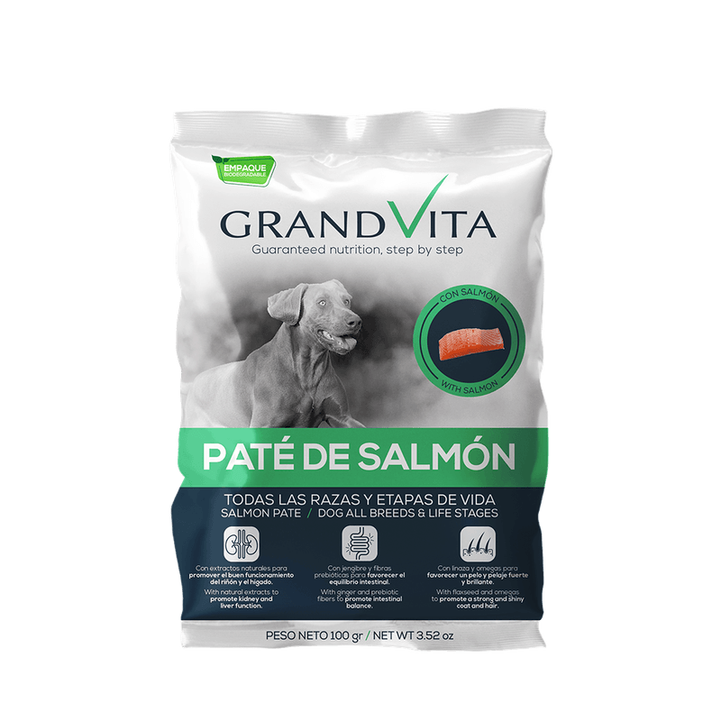 ComidaHumedaparaperroGrandVitapateSalmon100Gr