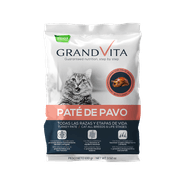 Comida Húmeda para gato Grand Vita paté Pavo