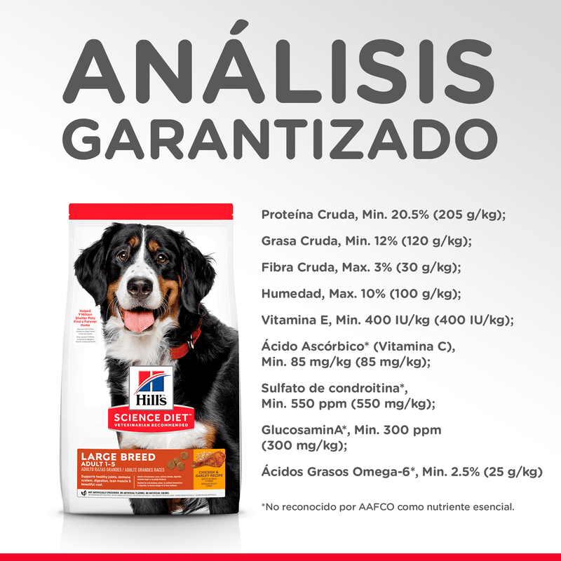 ComidaParaPerroHillsLBAdultoRazasGrandesPollo33LB-3