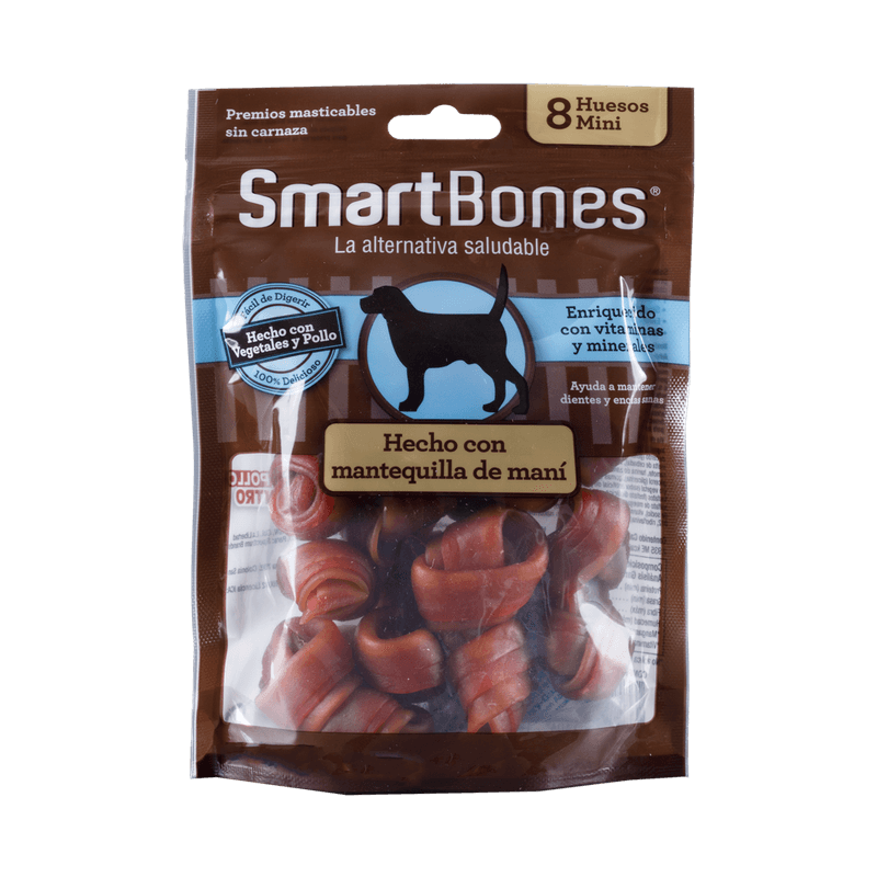 SnackParaPerroMiniaturaSmartbonesMantequillaDeManiMini8PK-1