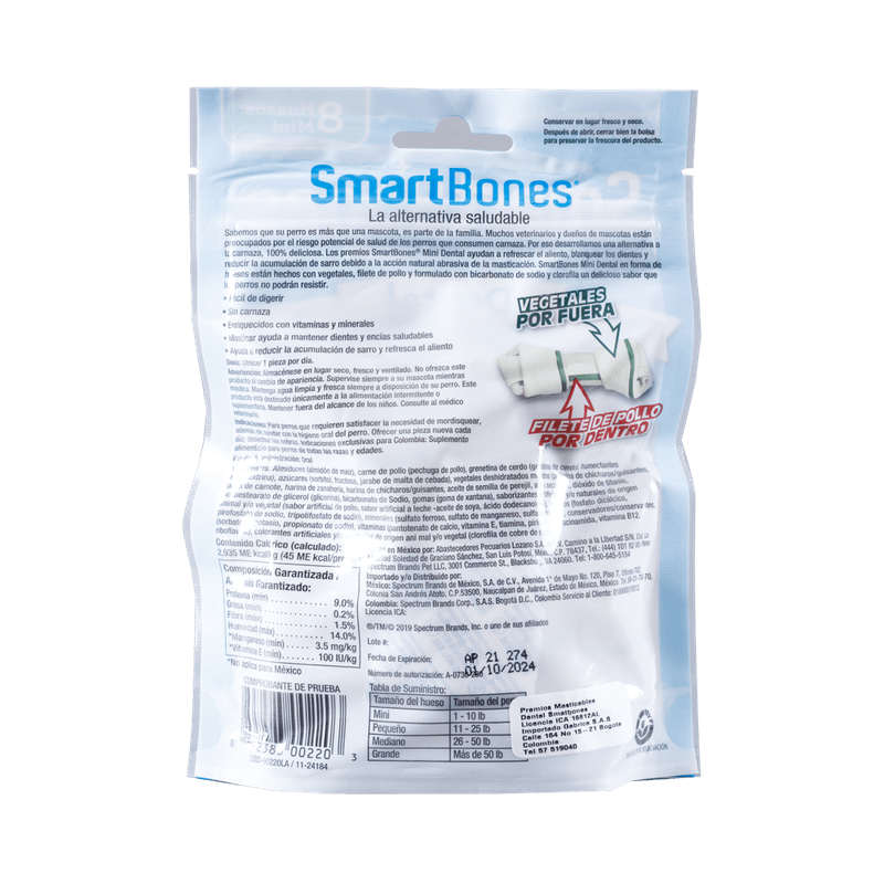 SnackParaPerroMiniaturaSmartbonesDentalMini8PK-2