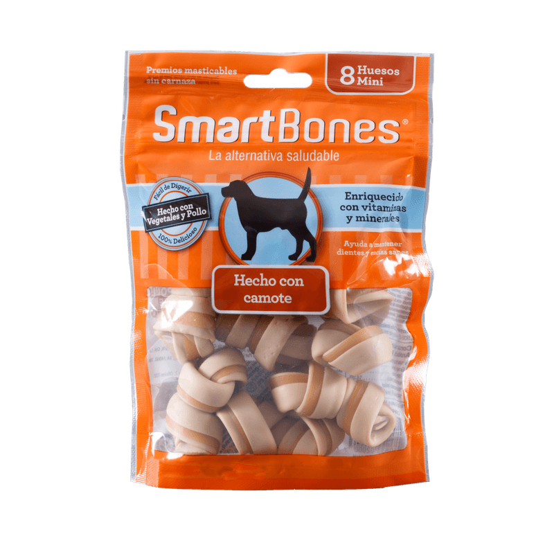 SnackParaPerroMiniaturaSmartbonesSweetPotatoMini8PK-1