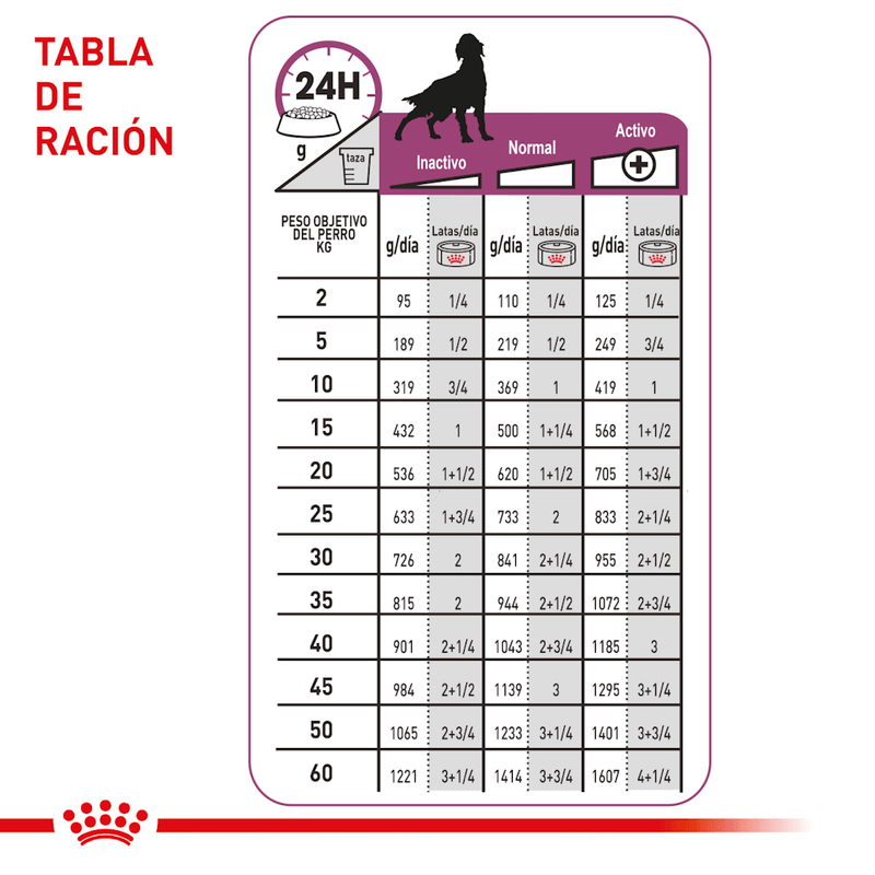 Tabla-de-racion-recomendada-del-alimento-humedo-en-lata-Renal-Support-E-Dog-para-perros-con-insuficiencia-renal-cronica