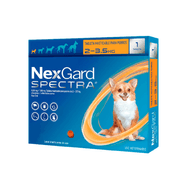 Nexgard Spectra XS (2 a 3.5 kg)